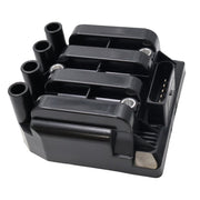 DURAFORCE 06A905097 Ignition Coil & 4 Spark Plugs for 1998-2011 VW Beetle Golf Jetta 2.0L