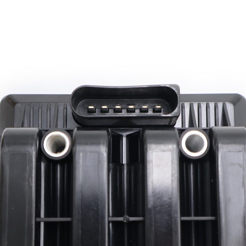 DURAFORCE 06A905097 Ignition Coil & 4 Spark Plugs for 1998-2011 VW Beetle Golf Jetta 2.0L