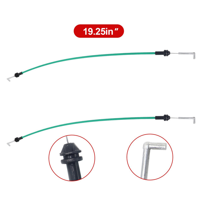 DURAFORCE 2PCS Front Driver Side Door Handle Pull Cable for Kia Spectra 2004-2009