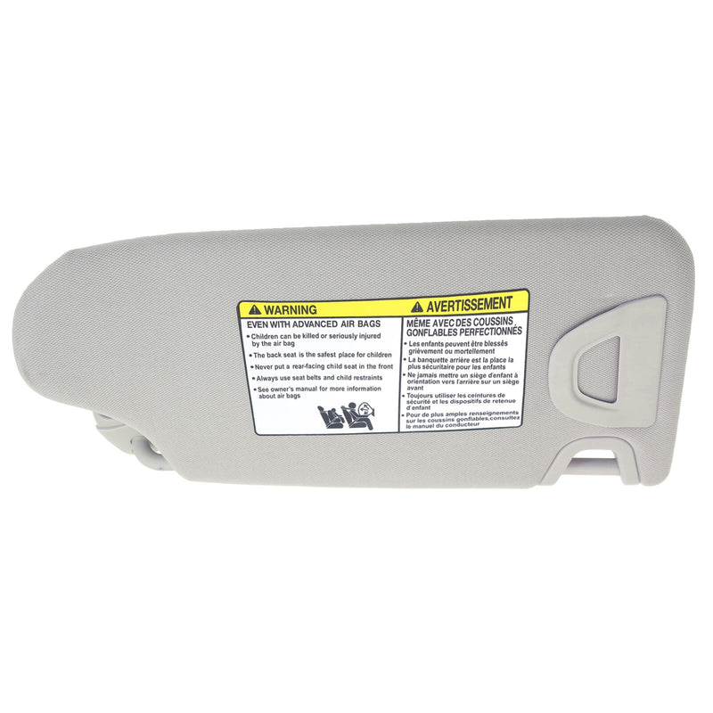 DURAFORCE Nissan Altima 2013-2018 Gray Driver Side Sun Visor with Lamp & Clip 964013TA2A
