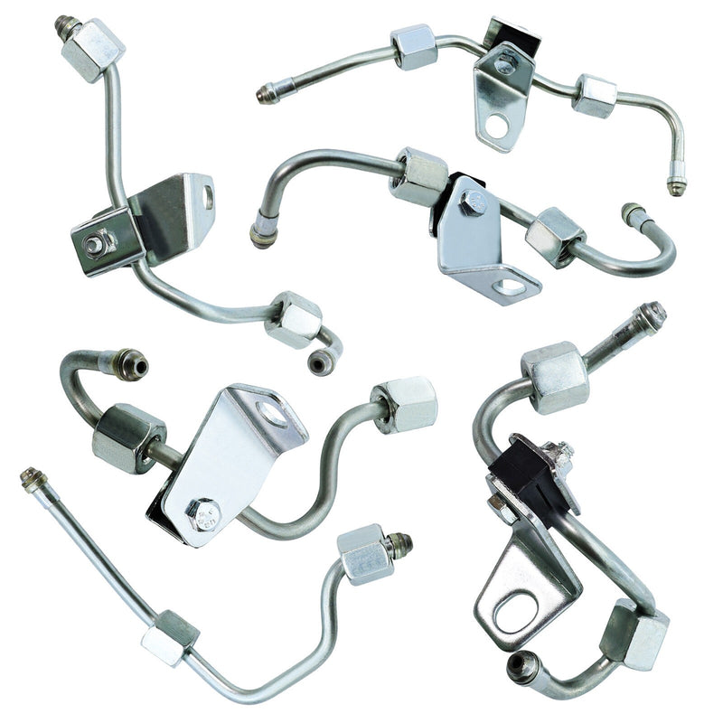 DURAFORCE Fuel Injector Lines Set 6 for 03-09 Dodge Ram 2500 5.9L Cummins Diesel