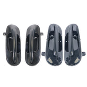 DURAFORCE 4-Piece Black Door Handle Set for 97-01 Honda CR-V Front & Rear Left Right