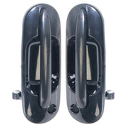 DURAFORCE 4-Piece Black Door Handle Set for 97-01 Honda CR-V Front & Rear Left Right
