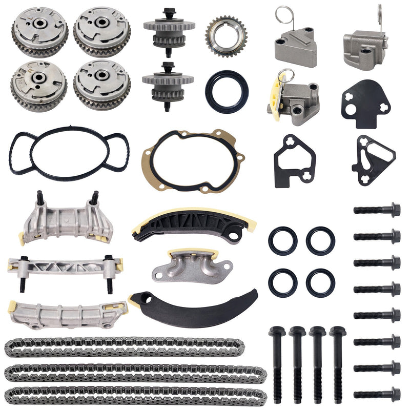 DURAFORCE Timing Chain Kit & VVT Gears for 06-17 Buick Enclave Chevy GMC 3.6 3.0