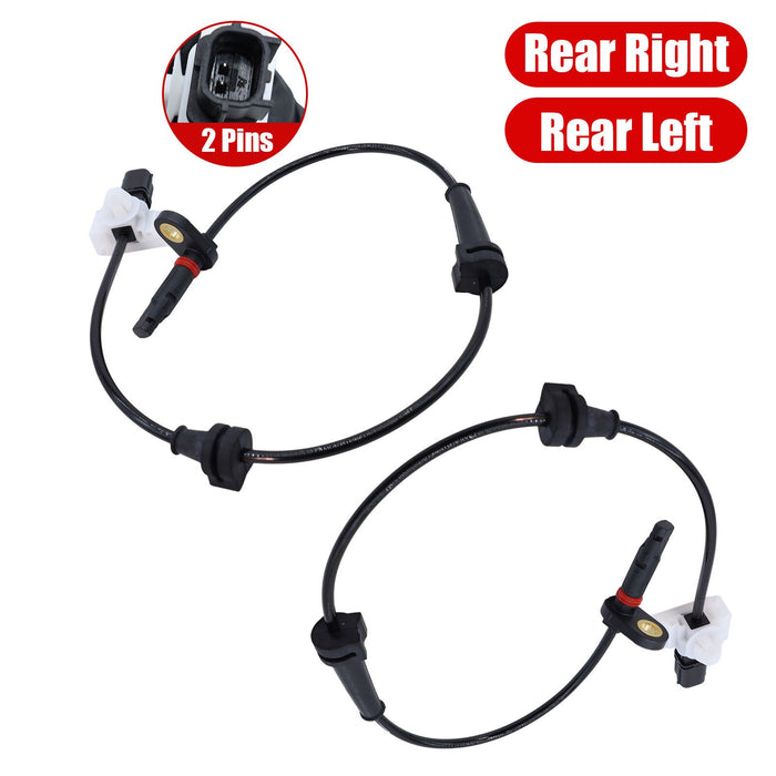 DURAFORCE 2x Rear ABS Wheel Speed Sensor Left Right Honda Accord 2008-2012 57470-TA0-A01
