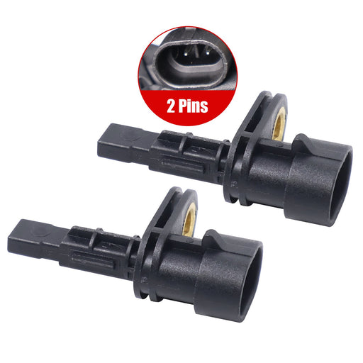 DURAFORCE 2Pcs Rear ABS Wheel Speed Sensor for Pontiac Chevrolet Caprice 6.0L 6.2L 9221123