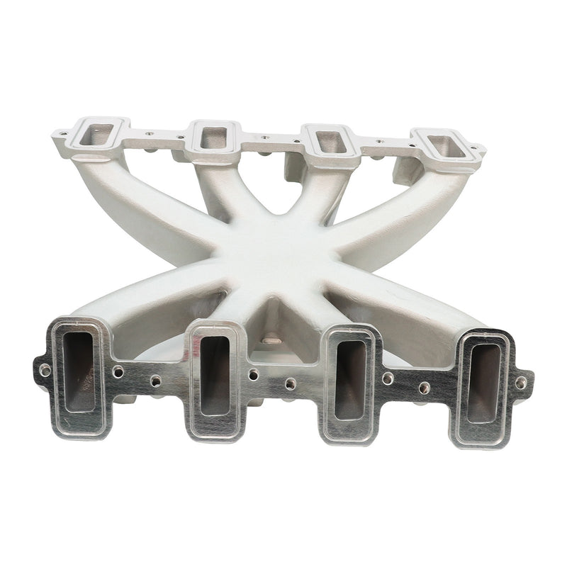 DURAFORCE Silver 300-132 Single Plane Carb Intake Manifold for GM LS Gen III & IV Engines