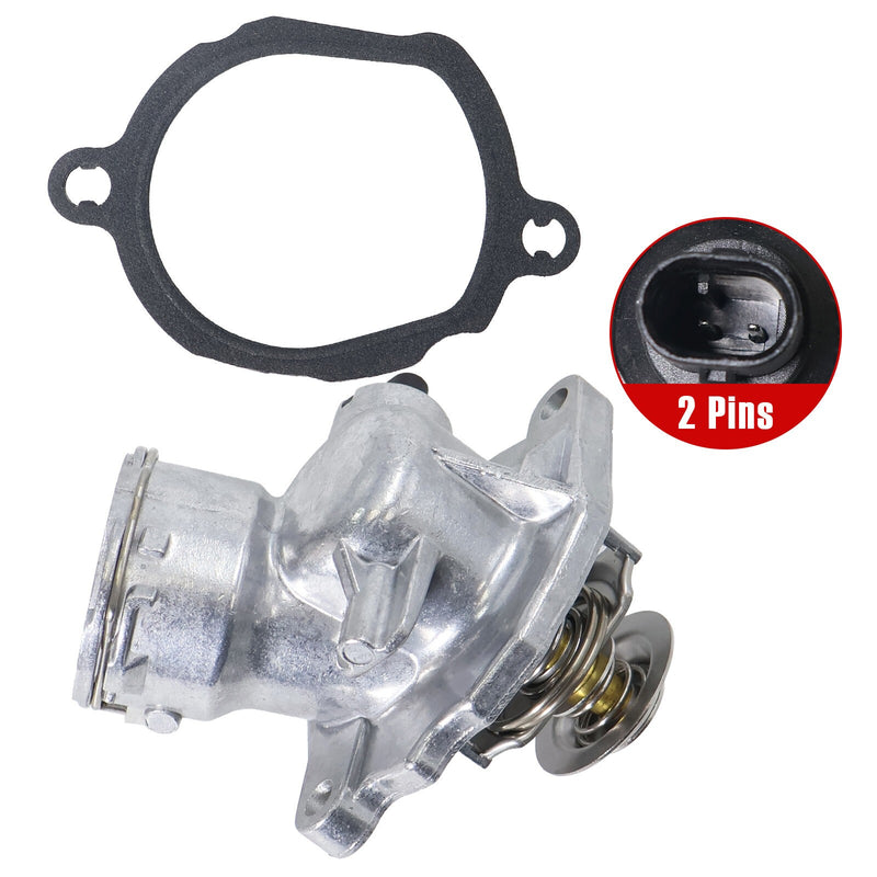 DURAFORCE New Engine Coolant Thermostat For Mercedes Benz Dodge 2500 3500 3.5L 2732000215