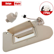 DURAFORCE For Nissan Altima 13-18 Beige Passenger Side Sun Visor w/Lights&Clip 96400-3TA2A