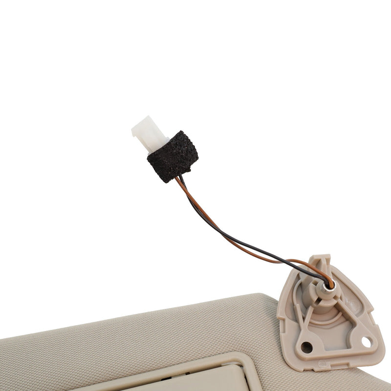 DURAFORCE For Nissan Altima 13-18 Beige Passenger Side Sun Visor w/Lights&Clip 96400-3TA2A