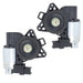 DURAFORCE 2PCS Front Left & Right Window Regulator Motor For Mazda 2003-2015 GJ6A-59-58XF
