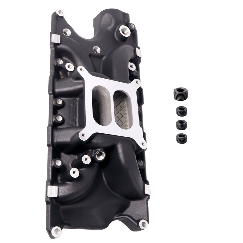 DURAFORCE Black Intake Manifold For Small Block Ford 289 302 F&E-series 4.3 4.7L 5.0L