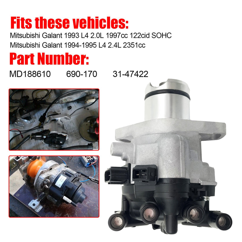 DURAFORCE Ignition Distributor MD188610 for 93-95 Mitsubishi Galant ES LS GS Sedan 4-Door