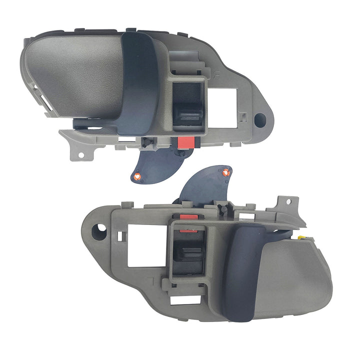 DURAFORCE 2Pcs Interior Door Handle For 95-00 Chevr GMC Front LH & RH Gray Inside 15742230
