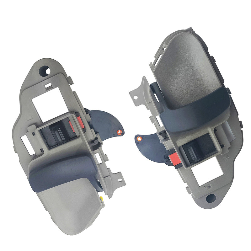 DURAFORCE 2Pcs Interior Door Handle For 95-00 Chevr GMC Front LH & RH Gray Inside 15742230