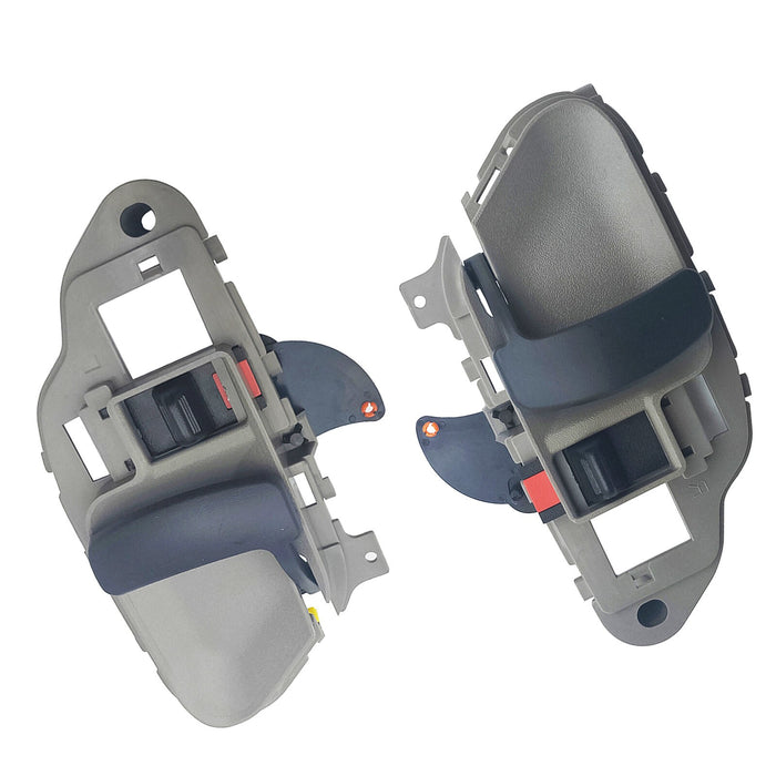 DURAFORCE 2Pcs Interior Door Handle For 95-00 Chevr GMC Front LH & RH Gray Inside 15742230