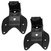 DURAFORCE Pair For 1997-2004 Ford F150 F250 Rear Leaf Spring Shackle Bracket Kit 722-016