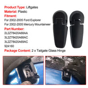 DURAFORCE Ford Explorer Mercury Mountaineer Tailgate Glass Hinge Set of 2 LH + RH 924-160