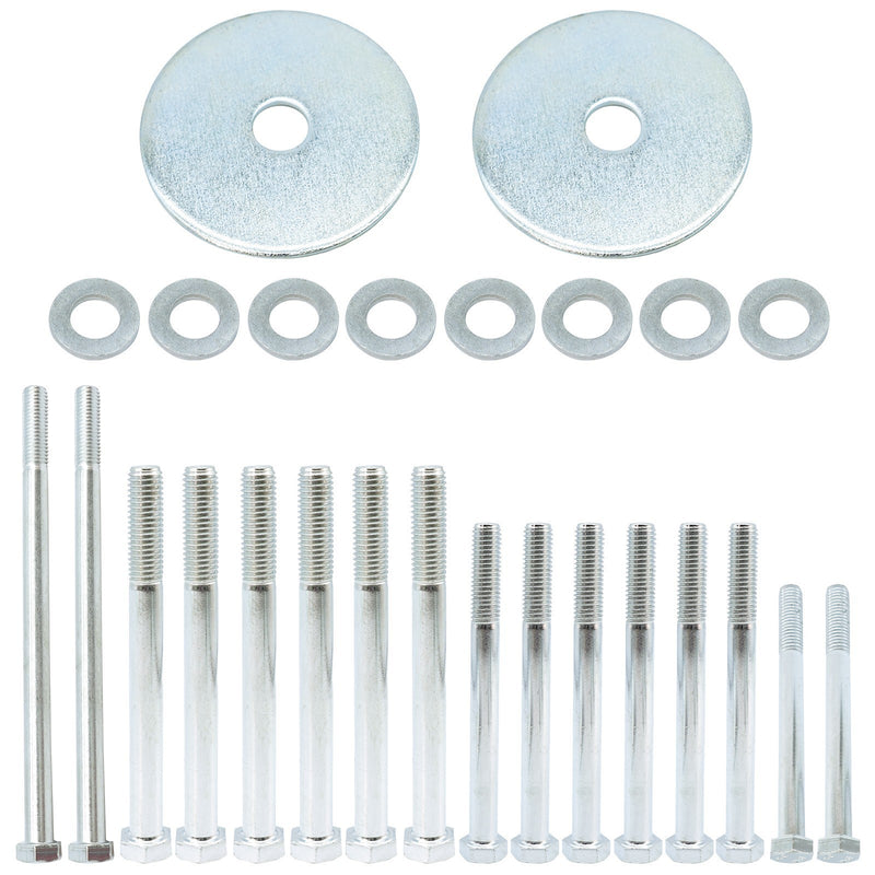 DURAFORCE For Ford F250 F350 Super Duty 2/4WD 08-16 KF04060BK Red Body Mount Bushing Kit