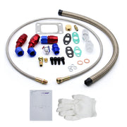 DURAFORCE Turbocharger Turbo Kit Upgrade T04e T3/T4 A/r.50 Stage for Honda Civic