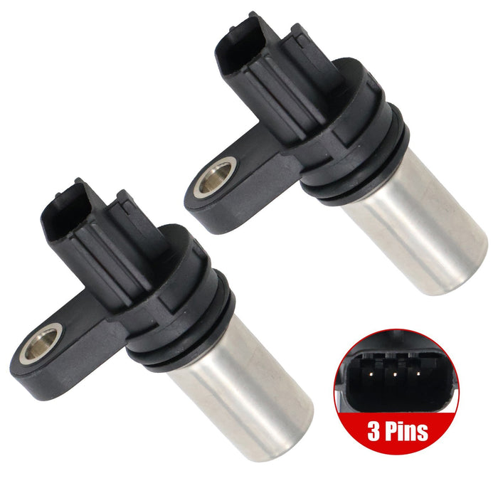 DURAFORCE 2Pcs Crankshaft Position Sensor For Nissan Frontier 2.5L 2002-2017 23731-6N21A