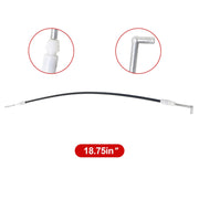 DURAFORCE 1pc Front Door Inner Handle Release Wire Cable fit for Hyundai Accent 06-11