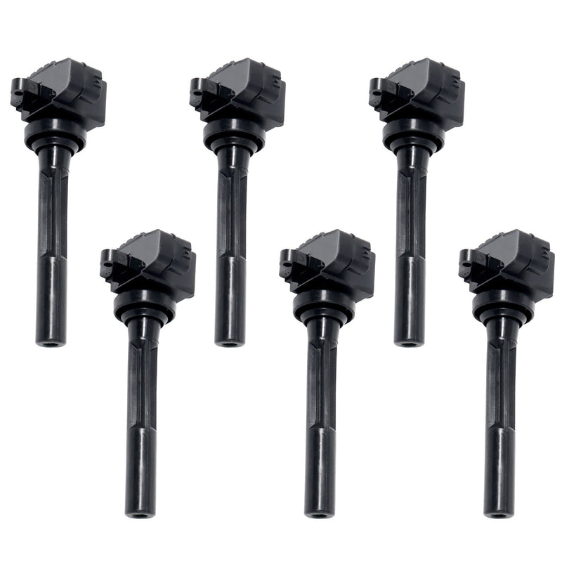 DURAFORCE Set of 6 Ignition Coils UF245 for Acura Honda Isuzu Rodeo 3.2L-3.5L V6 1998-2001
