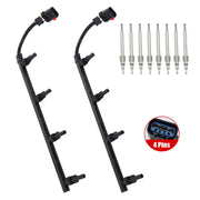 DURAFORCE NEW Glow Plug Harness Set For 2003 6.0L Powerstroke Diesel 3C3Z-12A690-AA