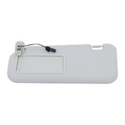 DURAFORCE Gray Left Driver Side Sun Visor W/ Light For 2010 2011 - 2013 Mazda 3 Hatchback