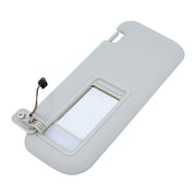 DURAFORCE Gray Left Driver Side Sun Visor W/ Light For 2010 2011 - 2013 Mazda 3 Hatchback