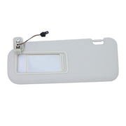 DURAFORCE Gray Left Driver Side Sun Visor W/ Light For 2010 2011 - 2013 Mazda 3 Hatchback