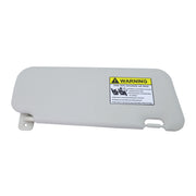 DURAFORCE Gray Left Driver Side Sun Visor W/ Light For 2010 2011 - 2013 Mazda 3 Hatchback