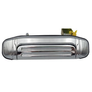 DURAFORCE Exterior Door Handle For 1998-2000 Mitsubishi Montero Rear Driver Metal Chrome