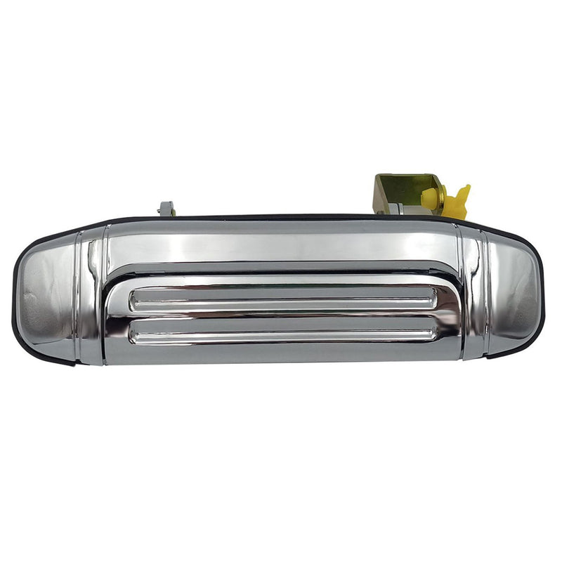DURAFORCE Exterior Door Handle For 1998-2000 Mitsubishi Montero Rear Driver Metal Chrome