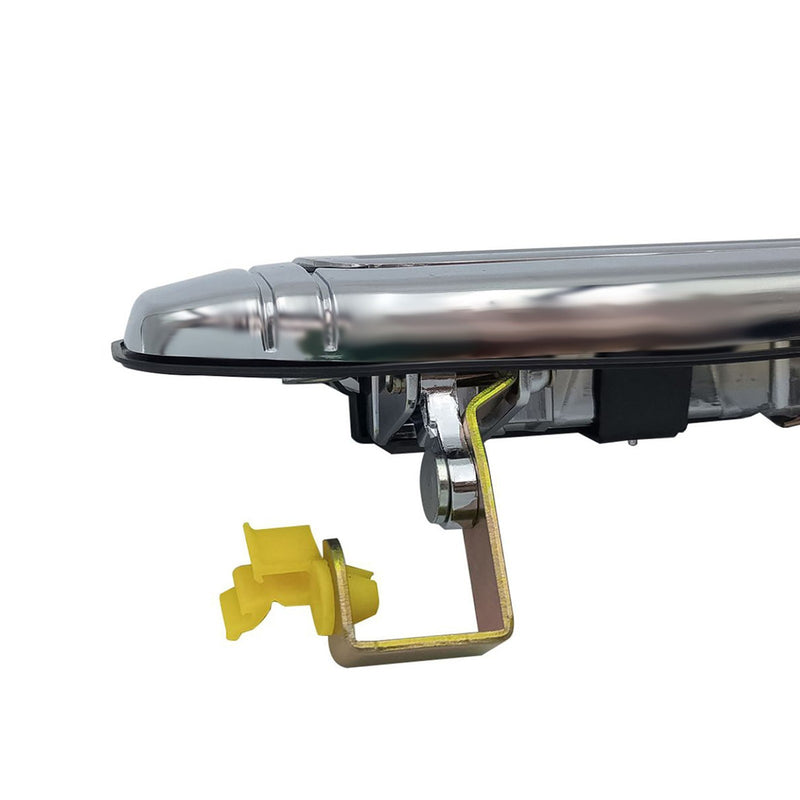 DURAFORCE Exterior Door Handle For 1998-2000 Mitsubishi Montero Rear Driver Metal Chrome