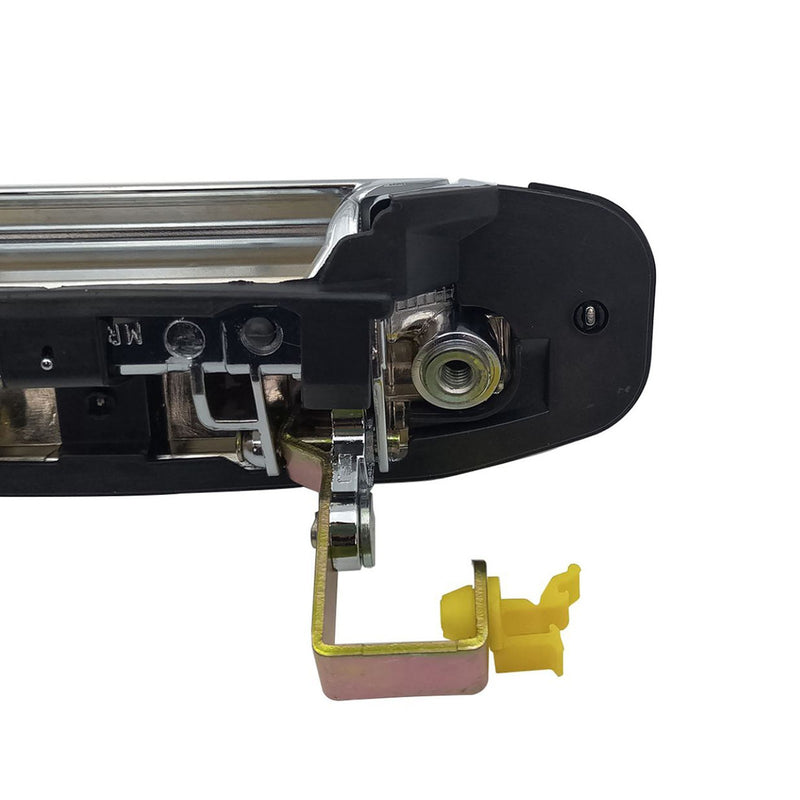 DURAFORCE Exterior Door Handle For 1998-2000 Mitsubishi Montero Rear Driver Metal Chrome