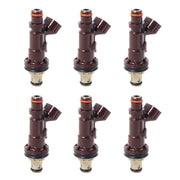 DURAFORCE 6x Fuel Injectors 23250-62040 For 99-04 Toyota Tacoma Tundra 4Runner V6 3.4L