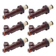 DURAFORCE 6x Fuel Injectors 23250-62040 For 99-04 Toyota Tacoma Tundra 4Runner V6 3.4L