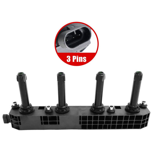 DURAFORCE Ignition Coil 96415010 for Chevy Optra Daewoo Nubira Lacetti L4 2002-2008