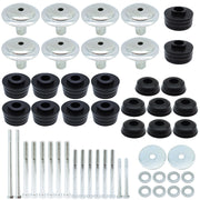 DURAFORCE KF04060BK Body Cab Mount Bushing Kit For Ford F250 F350 Super Duty 2/4WD 08-16