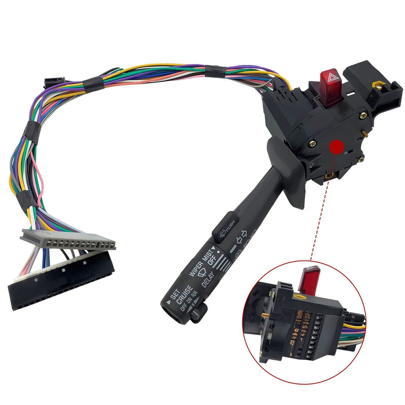 DURAFORCE Wiper Turn Signal Lever Switch Cruise Control For Chevy GMC Tahoe Suburban C1500
