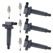 DURAFORCE Set of 4 Ignition Coil & Spark Plug Kits For Toyota Scion xB L4 1.5L 9091902265