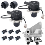 DURAFORCE New 2Pcs Secondary Injection Air Pump & 1X Air Injection Valve For Toyota Tundra