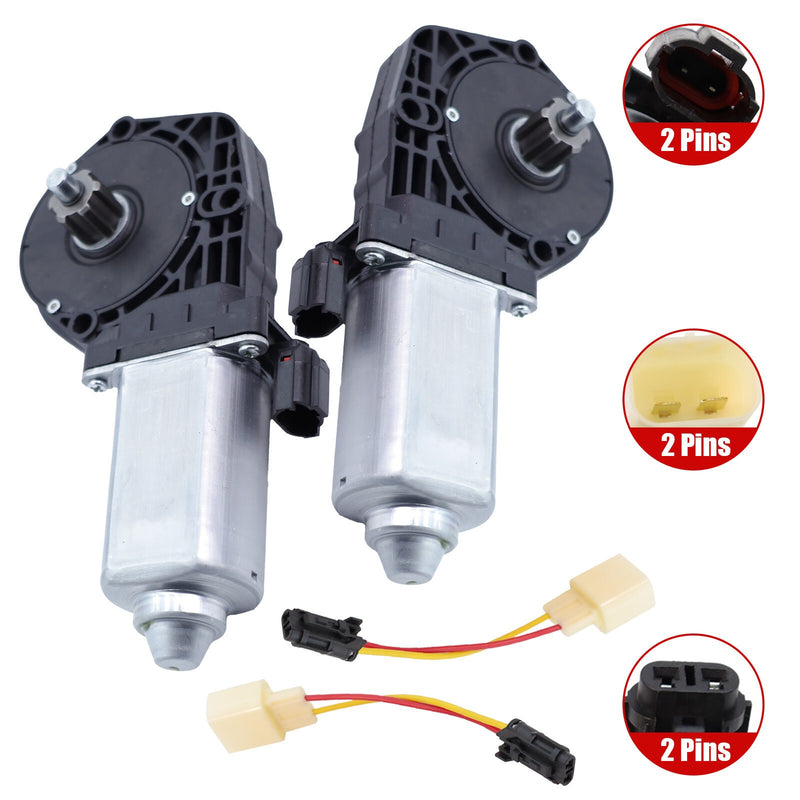 DURAFORCE 2x Power Window Lift Motor For Mercury Mountaineer 2002-06 Lincoln 1L2Z7823395AA
