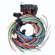 DURAFORCE Universal 21 Circuit Wiring Harness kit For Ford Hotrods Long Wires Chevy Mopar