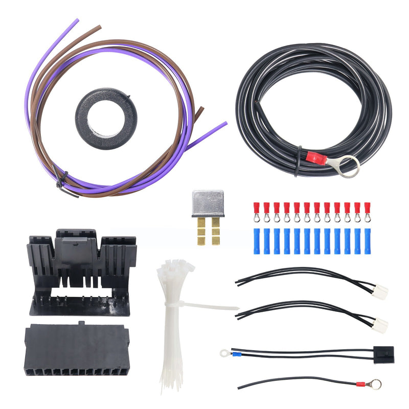 DURAFORCE Universal 21 Circuit Wiring Harness kit For Ford Hotrods Long Wires Chevy Mopar