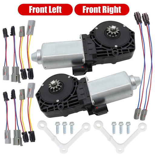 DURAFORCE 2PCS Front LH & RH Window Motor For Mazda B2300 B4000 Ford Ranger Lincoln 93-11