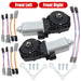 DURAFORCE 2PCS Front LH & RH Window Motor For Mazda B2300 B4000 Ford Ranger Lincoln 93-11