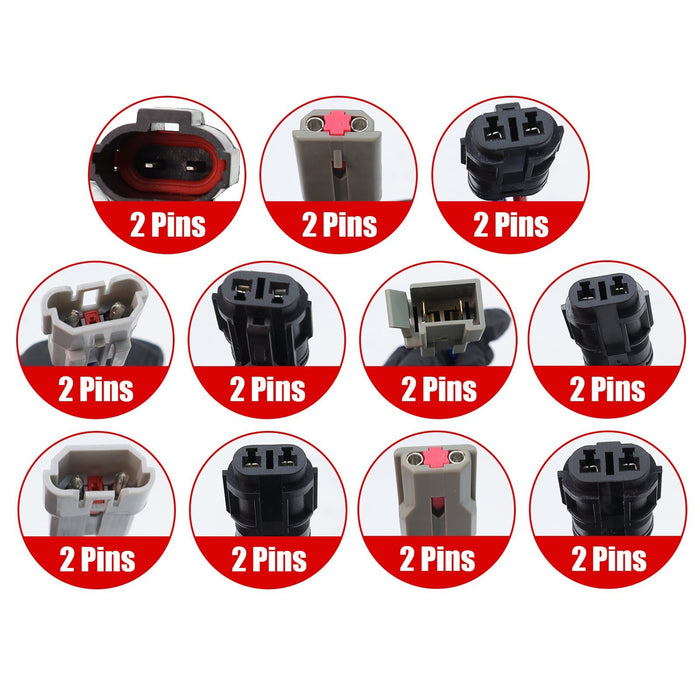 DURAFORCE 2PCS Front LH & RH Window Motor For Mazda B2300 B4000 Ford Ranger Lincoln 93-11