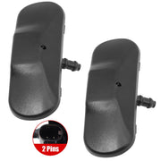 DURAFORCE Pair Heated Windshield Washer Spray Nozzle For VW Golf Jetta Bettle Touarge Eos